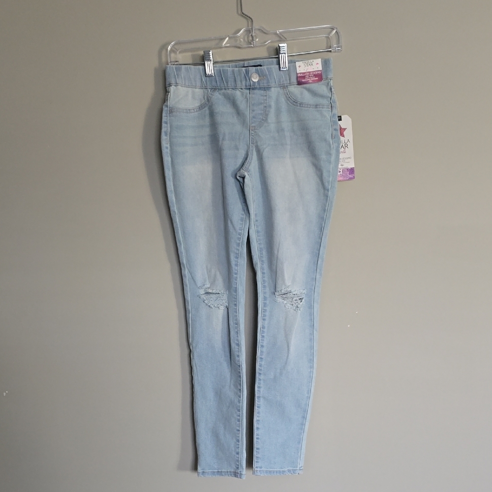 Vanilla Star Light Wash Skinny Jeans Mid Rise